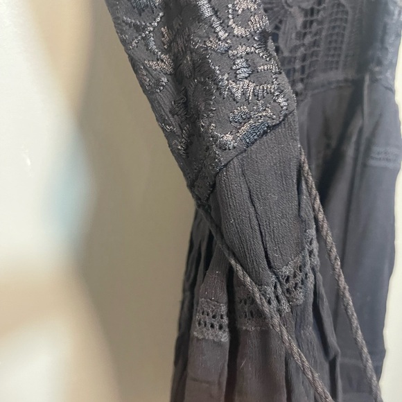 Free People Black Crochet Backless Dress - Picture 7 of 7